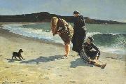 Eaglehead,Manchester,Massachusetts (High Tide:The Bathers) (mk44) Winslow Homer